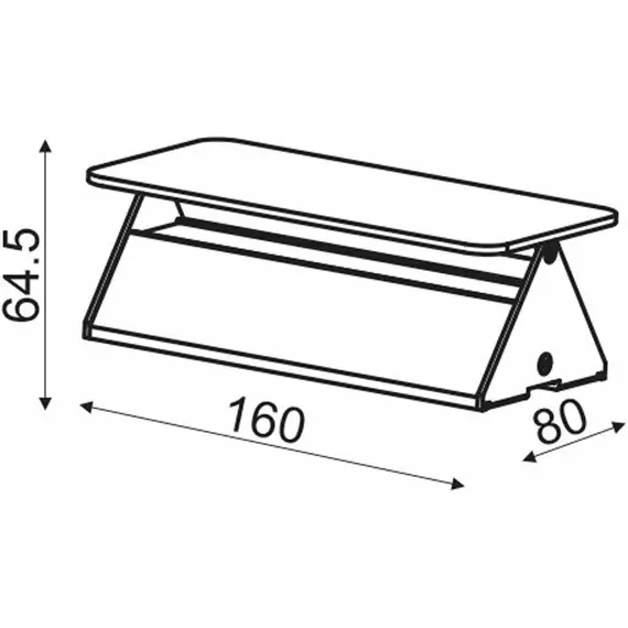 LED Аплик PYRAMID ZD80645LEDGD Aca Lighting 5W 3000K | Osvetlenieto.bg