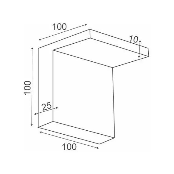 LED Аплик TETRIS L36291WH Aca Lighting 4W 3000K | Osvetlenieto.bg