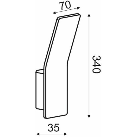 LED Аплик ZEN ZD80036LEDGD Aca Lighting 6W 3000K | Osvetlenieto.bg