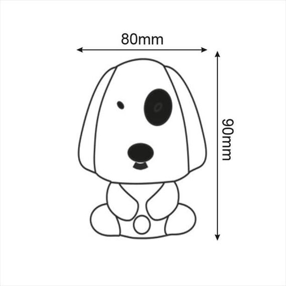 LED Детска настолна лампа FRIENDS 82204LEDGN Aca Lighting 0.4W 6000K | Osvetlenieto.bg
