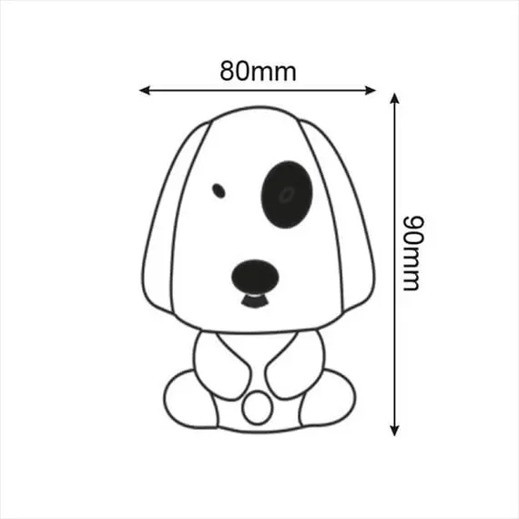 LED Детска настолна лампа FRIENDS 82204LEDPK Aca Lighting 0.4W 6000K | Osvetlenieto.bg