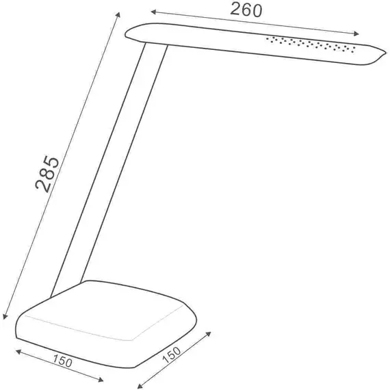LED Настолна лампа FUTUR SF1408LED640B Aca Lighting 6W 3000K | Osvetlenieto.bg