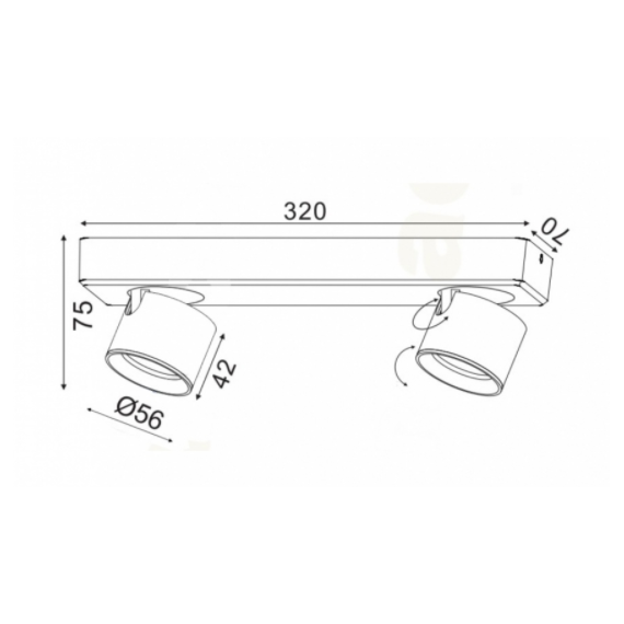 LED Спот PLUTO RA33LEDS32GY Aca Lighting 10W 3000K | Osvetlenieto.bg LED Спот PLUTO RA33LEDS32GY Aca Lighting 10W 3000K | Osvetlenieto.bg