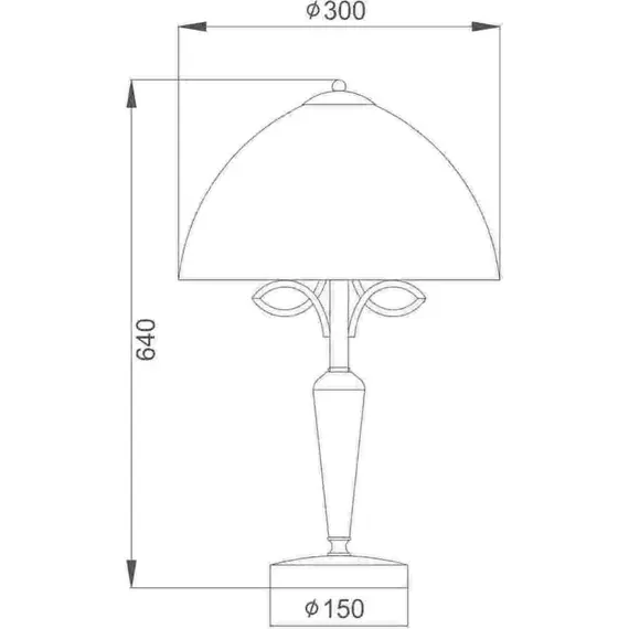 Настолна лампа ELECTRA AD89061T Aca Lighting 1xE27 | Osvetlenieto.bg