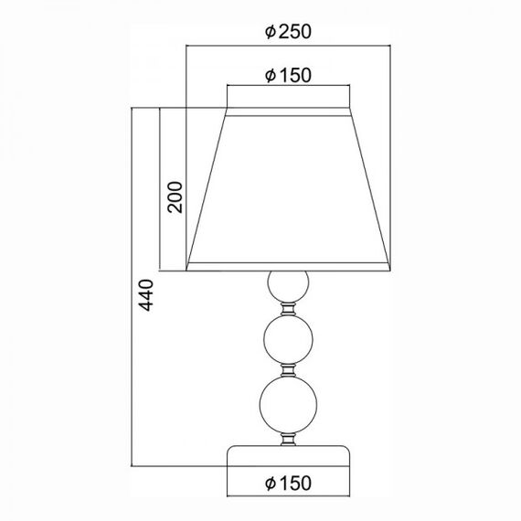 Настолна лампа EVITA AD90041T Aca Lighting 1xE27 | Osvetlenieto.bg