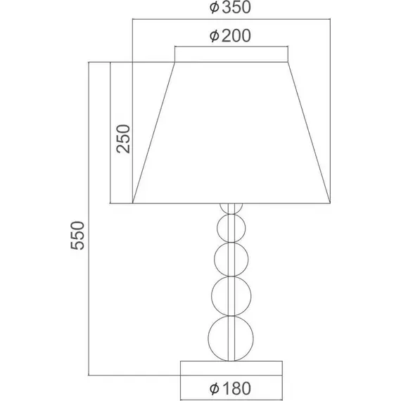 Настолна лампа OLIVIA AD477211 Aca Lighting 1xE27 | Osvetlenieto.bg