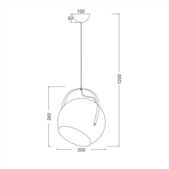 Пендел AKANES OD8067CH Aca Lighting 1xE27 | Osvetlenieto.bg
