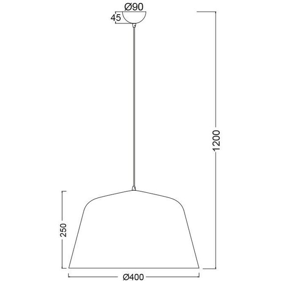Пендел PALLADA OD8072PP Aca Lighting 1xE27 | Osvetlenieto.bg