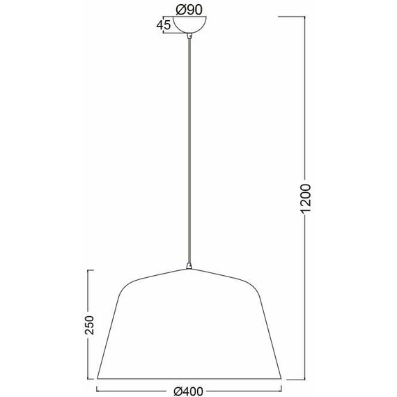 Пендел PALLADA OD8072WH Aca Lighting 1xE27 | Osvetlenieto.bg