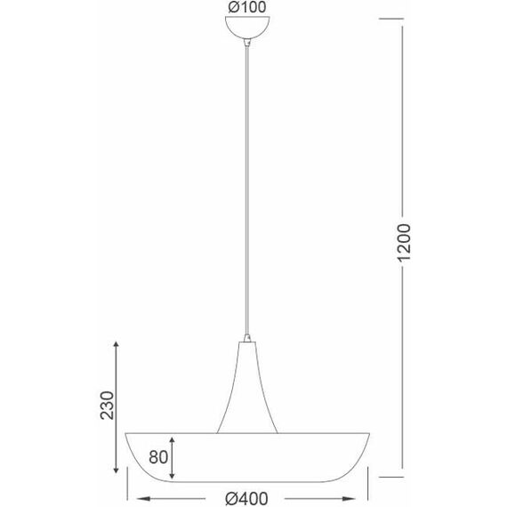 Пендел SOBRERO OD5435WH Aca Lighting 1xE27 | Osvetlenieto.bg