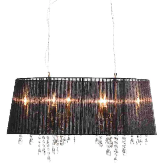 Полилей ALICE 2P800BK Aca Lighting 6xE14 | Osvetlenieto.bg