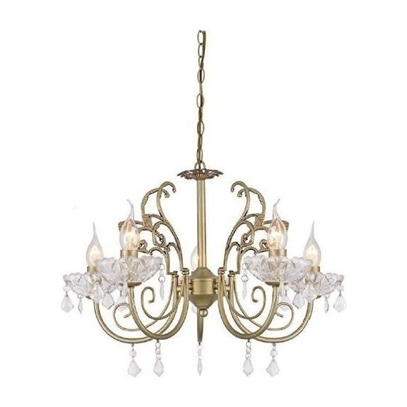 Полилей FABERGE DLA12155P Aca Lighting 5xE14 | Osvetlenieto.bg