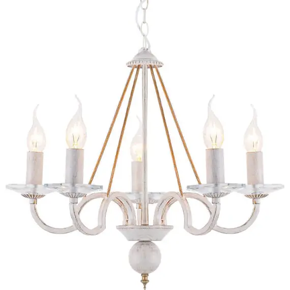 Полилей GEISHA DL9365PWG Aca Lighting 5xE14 | Osvetlenieto.bg