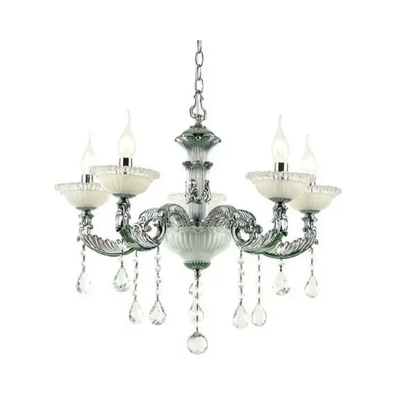 Полилей ROMANOFF EG166495PCH Aca Lighting 5xE14 | Osvetlenieto.bg