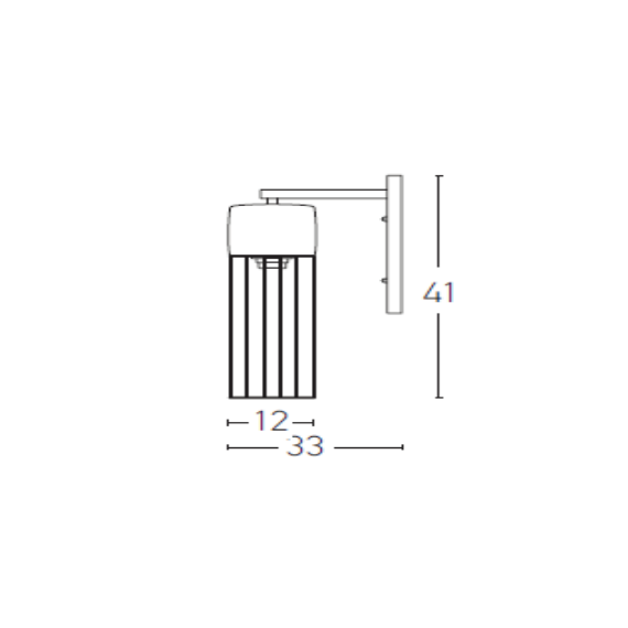 Аплик ZAMBELIS 1661 SCONCE 1L CONCRETE STEEL BLACK 1xE27 | Osvetlenieto.bg