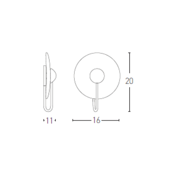 LED Аплик ZAMBELIS 18168 SCONCE MARBLE - BLACK 3W 3000K | Osvetlenieto.bg