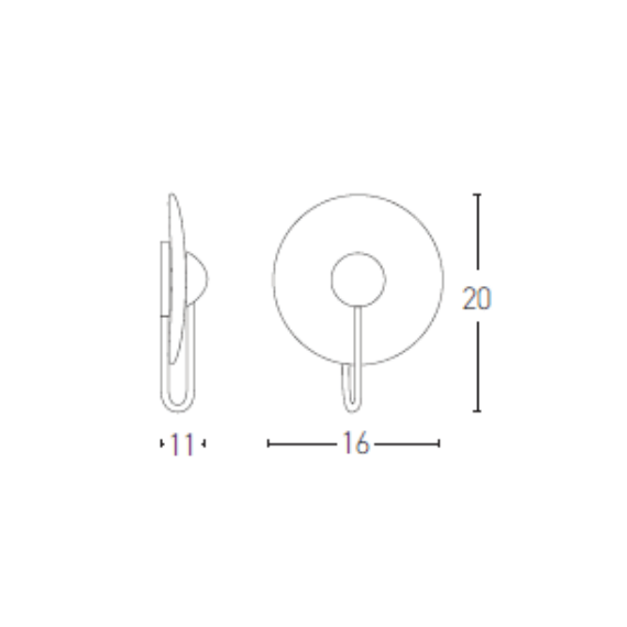 LED Аплик ZAMBELIS 18169 SCONCE MARBLE -WHITE 3W 3000K | Osvetlenieto.bg