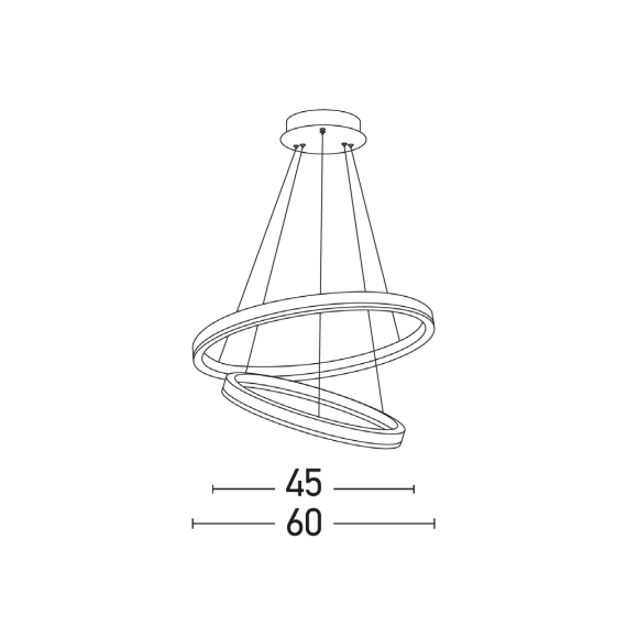 LED Полилей ZAMBELIS 1616 PENDANT 60W 3000K | Osvetlenieto.bg LED Полилей ZAMBELIS 1616 PENDANT 60W 3000K | Osvetlenieto.bg