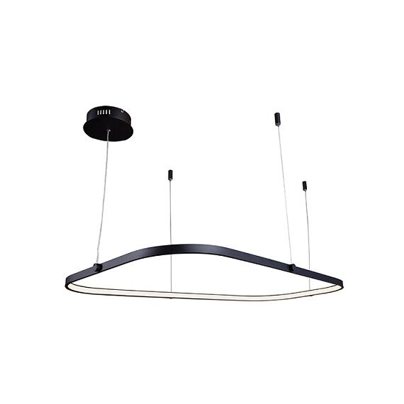 LED Полилей ZAMBELIS 17003 PENDANT MATT BLACK 42W 3000K | Osvetlenieto.bg