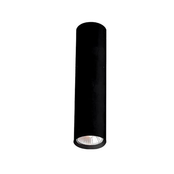 Луна за открит монтаж ZAMBELIS 1568-B SPOT 1L LED STEEL BLACK 1xGU10 | Osvetlenieto.bg