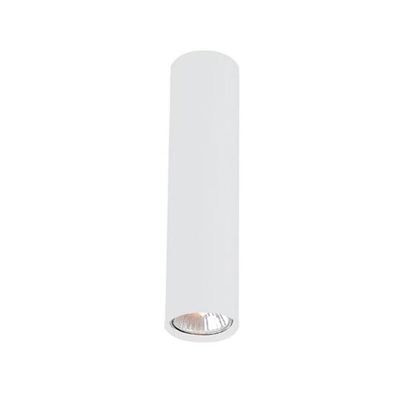 Луна за открит монтаж ZAMBELIS 1568-W SPOT 1L LED STEEL WHITE 1xGU10 | Osvetlenieto.bg