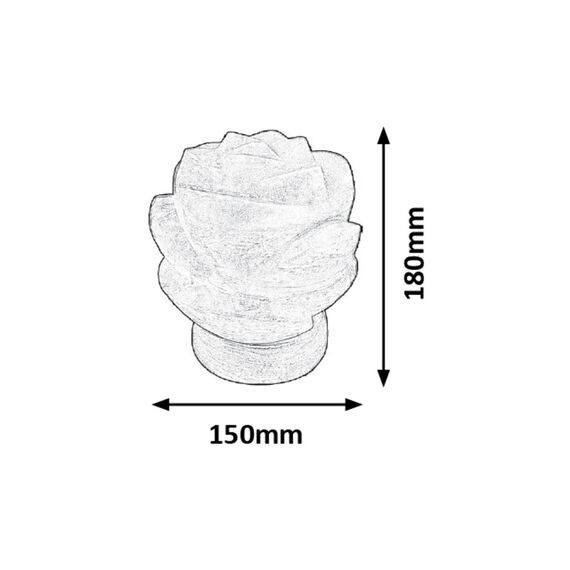 Настолна солна лампа 2676 Flores Rabalux 15W E14 | Osvetlenieto.bg Настолна солна лампа 2676 Flores Rabalux 15W E14 | Osvetlenieto.bg