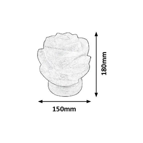 Настолна солна лампа 2676 Flores Rabalux 15W E14 | Osvetlenieto.bg