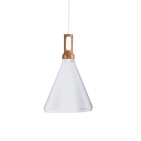 Пендел ZAMBELIS 1513-W PENDANT 1L ALUMINIUM WHITE 1xE27 | Osvetlenieto.bg
