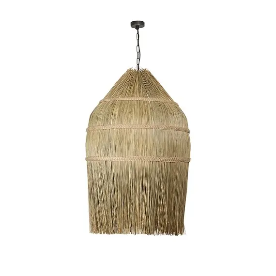 Пендел ZAMBELIS 17129 PENDANT 1L RATAN 1xE27 | Osvetlenieto.bg