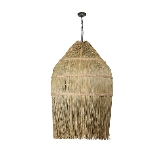 Пендел ZAMBELIS 17129 PENDANT 1L RATAN 1xE27 | Osvetlenieto.bg