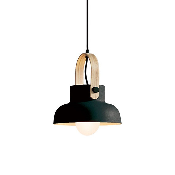 Пендел ZAMBELIS 18191 PENDANT 1L BLACK MATT 1xE27 | Osvetlenieto.bg