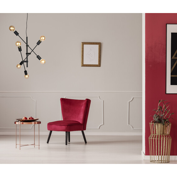 Полилей FERREIA PND-5986-6-BL Italux 6xE27 | Osvetlenieto.bg