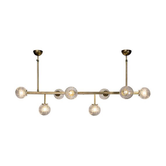 Полилей ZAMBELIS 18132-BR PENDANT LIGHT 8L BRONZE 8xG9 | Osvetlenieto.bg