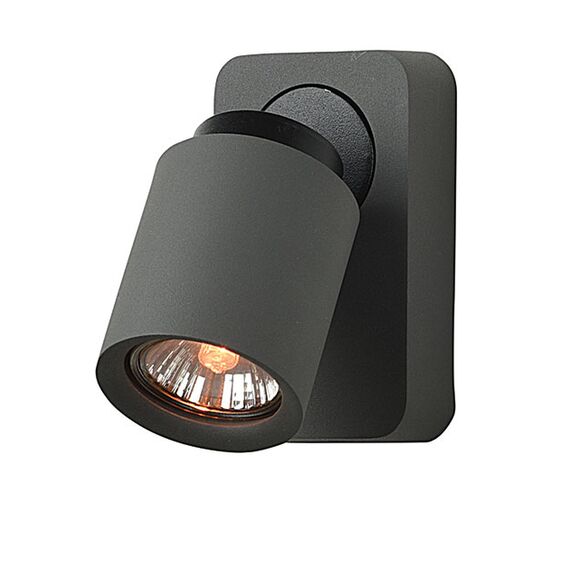Спот ZAMBELIS 16185 SPOT 1L METAL DARK GREY 1xGU10 | Osvetlenieto.bg