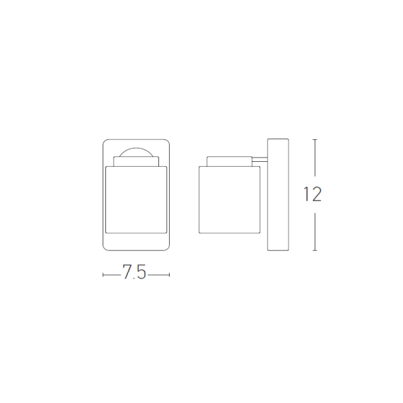 Спот ZAMBELIS 16185 SPOT 1L METAL DARK GREY 1xGU10 | Osvetlenieto.bg