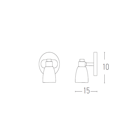Спот ZAMBELIS 16191 SPOT 1L 1xGU10 | Osvetlenieto.bg