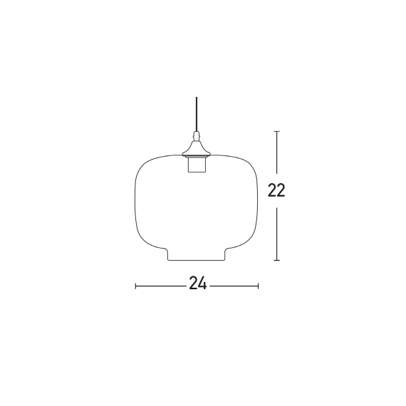 Винтидж полилей ZAMBELIS 14102 PENDANT 1L GLASS SMOKED GREY 1xE27 | Osvetlenieto.bg