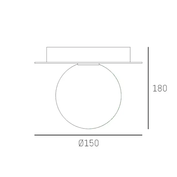 Аплик CAPE TOWN W01834BK CosmoLight | Osvetlenieto.bg