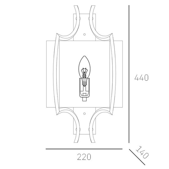 Аплик FARO W01053NI CosmoLight | Osvetlenieto.bg