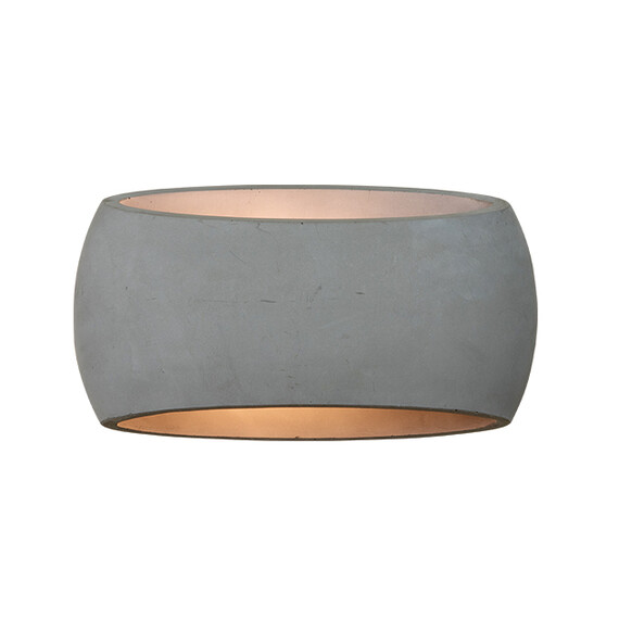 Аплик ZAMBELIS 180020 WALL LIGHT CONCRETE 1XE27 | Osvetlenieto.bg