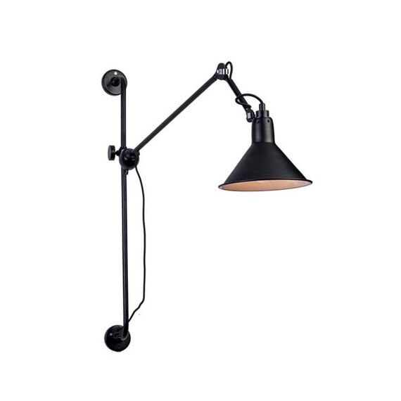 Аплик ZAMBELIS 19218 SCONCE 1L STEEL BLACK 1xE27 | Osvetlenieto.bg