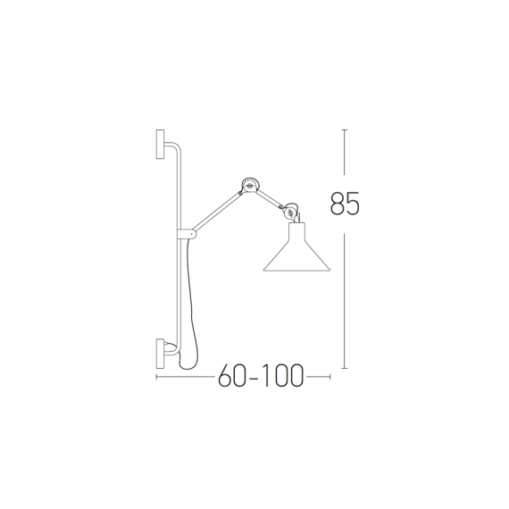 Аплик ZAMBELIS 19218 SCONCE 1L STEEL BLACK 1xE27 | Osvetlenieto.bg