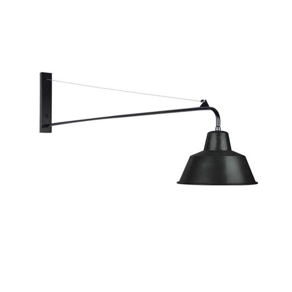 Аплик ZAMBELIS 19231 SCONCE BLACK 1xE27 | Osvetlenieto.bg