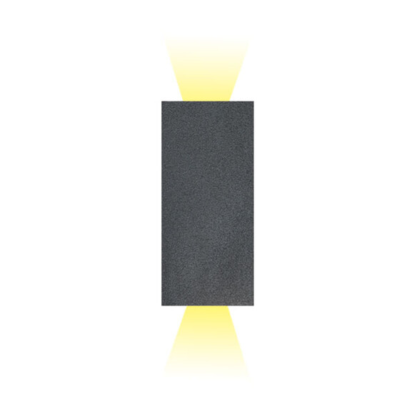 Фасаден аплик ZAMBELIS E124 OUTDOOR SCONCE 2xGU10 | Osvetlenieto.bg