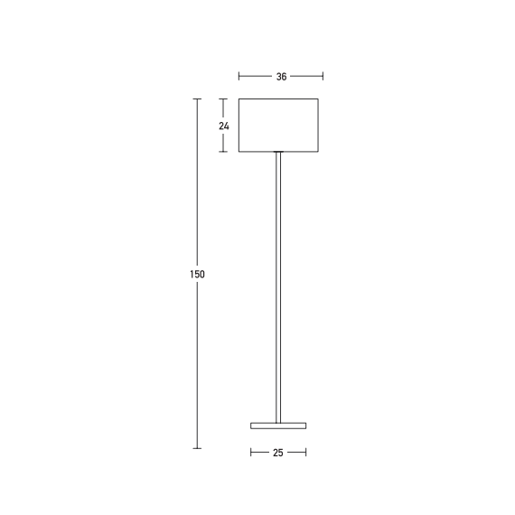Лампион ZAMBELIS 20213 FLOOR LAMP IRON & WOOD & FABRIC MATERIAL BLACK 1xE27 | Osvetlenieto.bg