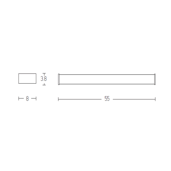 LED Аплик за баня ZAMBELIS 180041 WALL LIGHT 16W 3000K IP44 | Osvetlenieto.bg