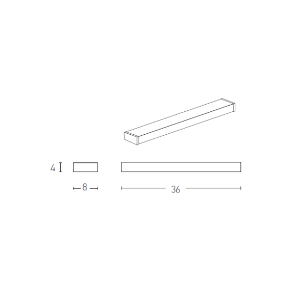 LED Аплик за баня ZAMBELIS 180043 WALL LIGHT 12W 3000K IP44 | Osvetlenieto.bg