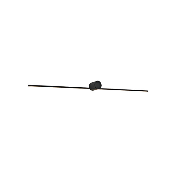 LED Аплик за баня ZAMBELIS 20145 WALL LAMP DOWNWARD ALUMINIUM DRIVER BLACK 6W 3000K IP44 | Osvetlenieto.bg