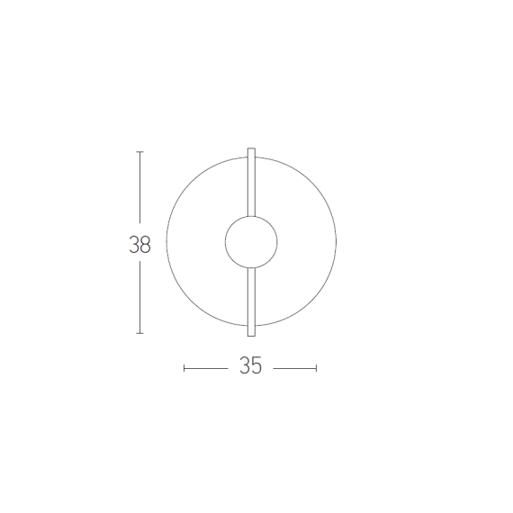 LED Аплик ZAMBELIS 1910 SCONCE LED BLACK WHITE 13W 3000K | Osvetlenieto.bg