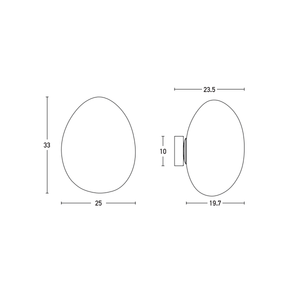 LED Аплик ZAMBELIS 20136 WALL LAMP GLASS & IRON WHITE 5W 3000K | Osvetlenieto.bg